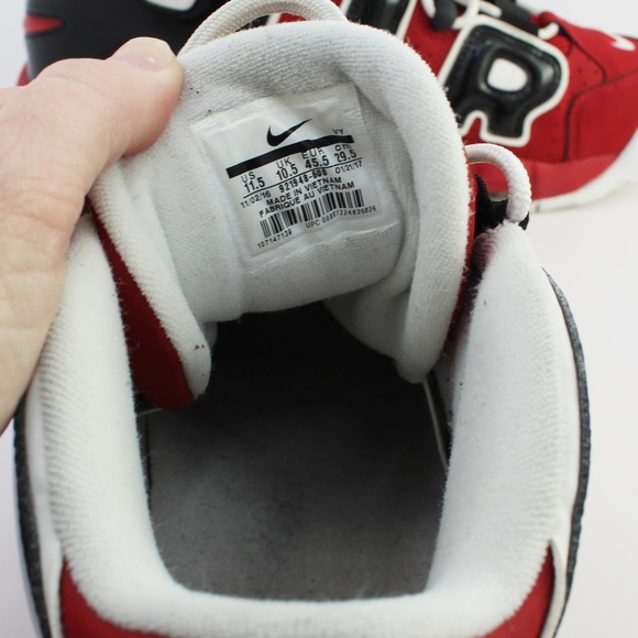 Nike Air More Uptempo 96 Varsity Chicago 11.5 - Picture 6 of 7